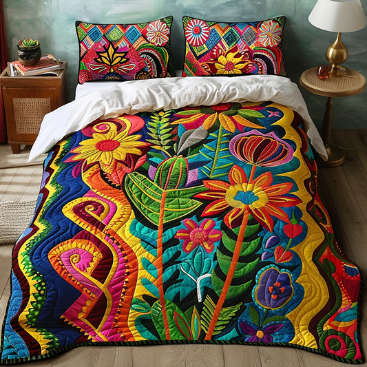 Tropical Forest TAI251124088 Quilt Bedding Set