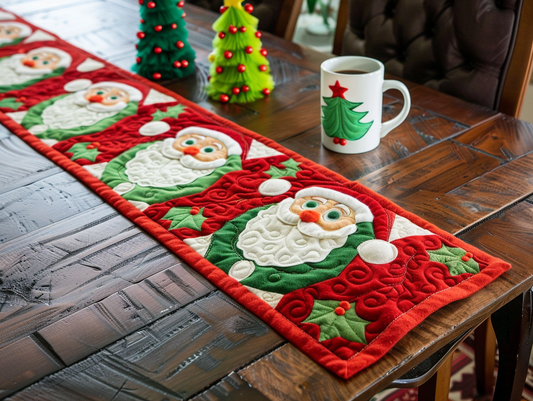 Christmas Santa TAI010824011 Quilted Table Runner