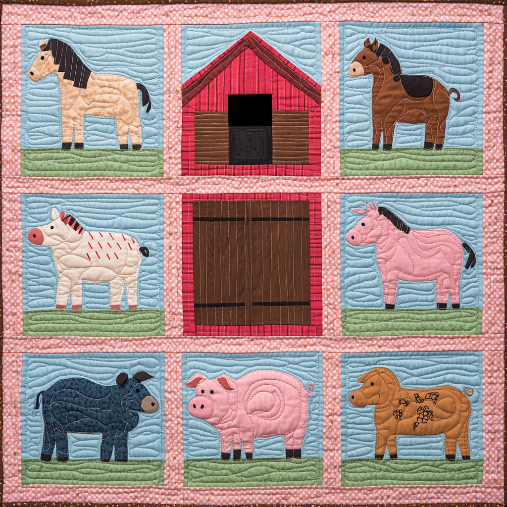 Farm Animal DAI221024105 Quilt Blanket