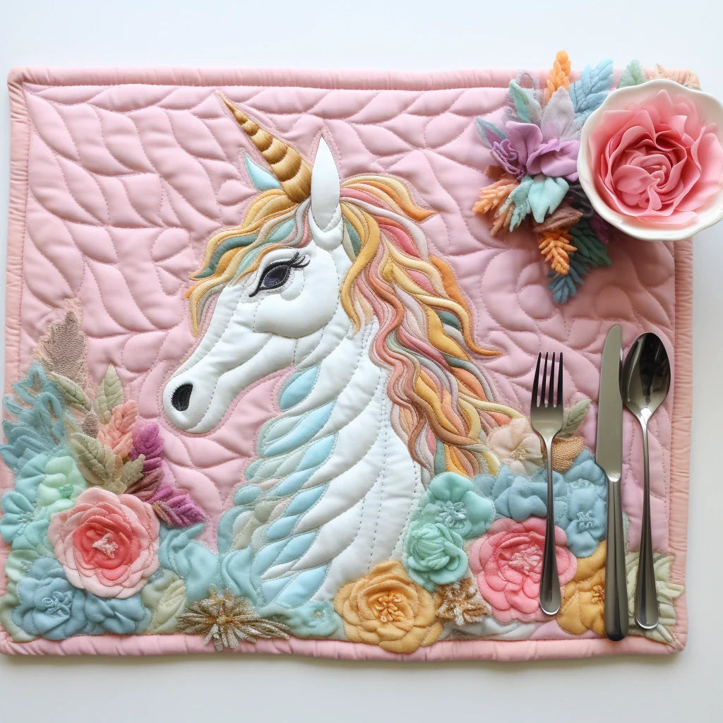 Unicorn TAI040124190 Quilted Placemats