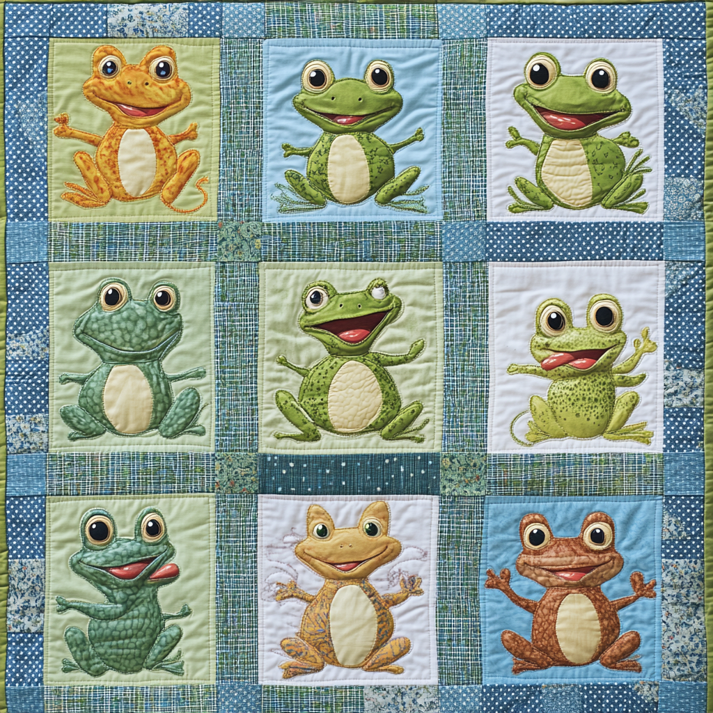 Frog DAI221024046 Quilt Blanket