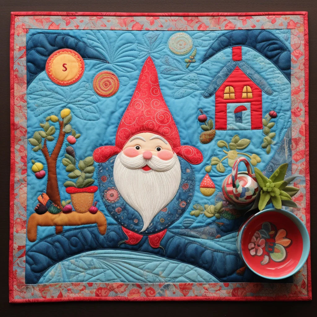 Gnome TAI020324093 Quilted Placemats