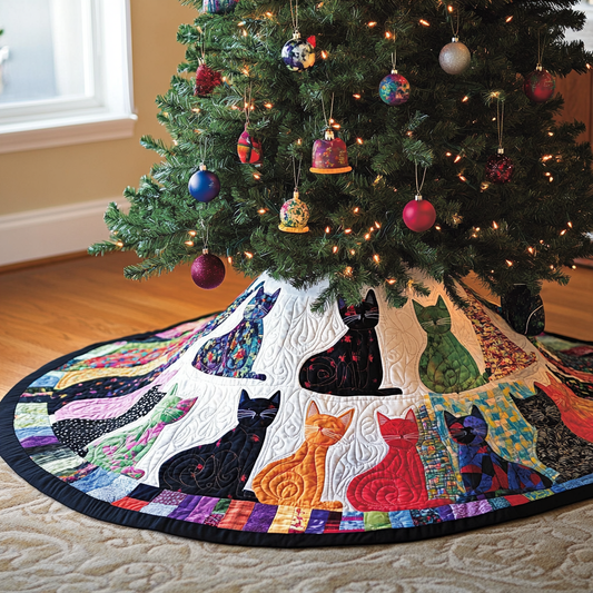 Cat TAI021024104 Quilted Tree Skirt