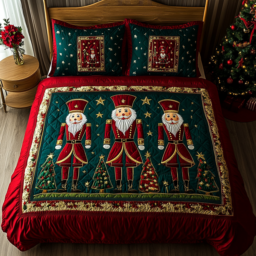 Christmas Nutcracker TAI201124164 Quilt Bedding Set