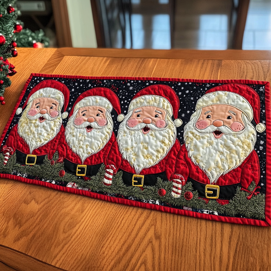 Christmas Santa TAI040924340 Quilted Table Runner