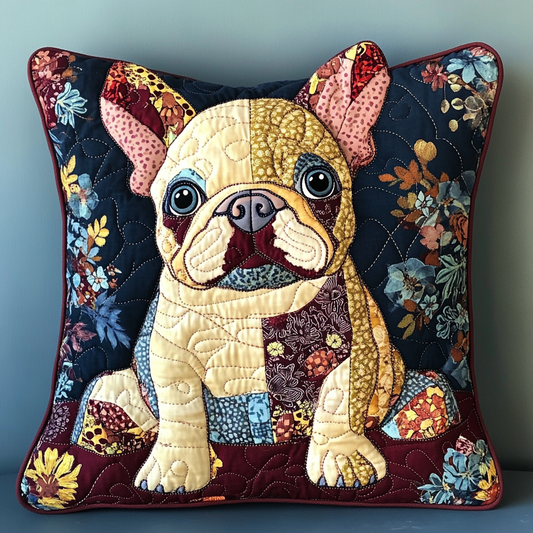 French Bulldog TAI111124283 Quilted Pillow Case