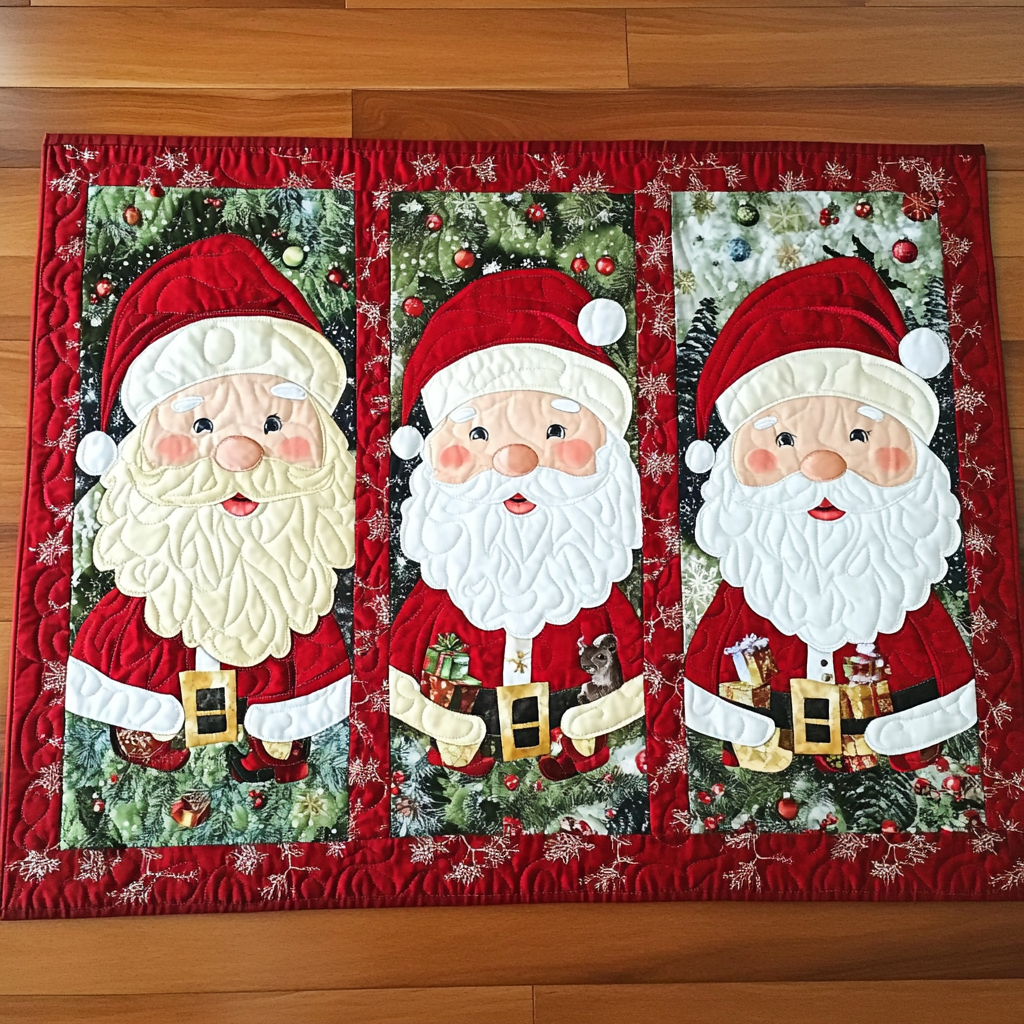 Christmas Santa TAI040924418 Quilted Placemats