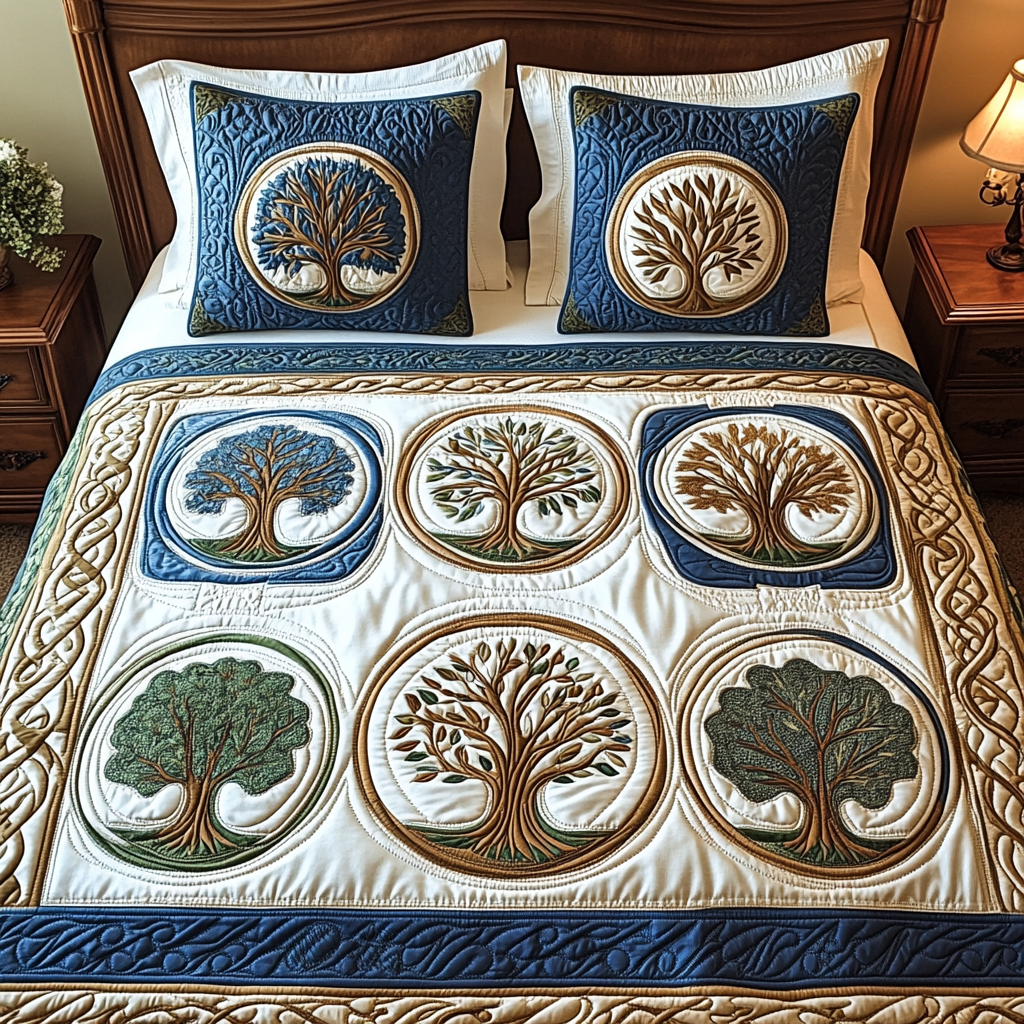 Tree Of Life TAI101224336 Quilt Bedding Set