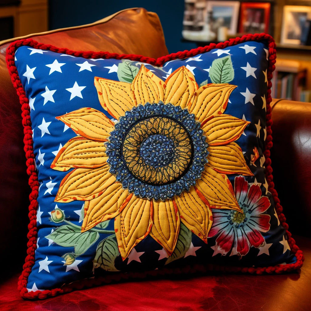 Sunflower TAI060324237 Quilted Pillow Case