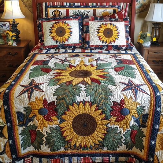 Sunflower TAI100724065 Quilt Bedding Set