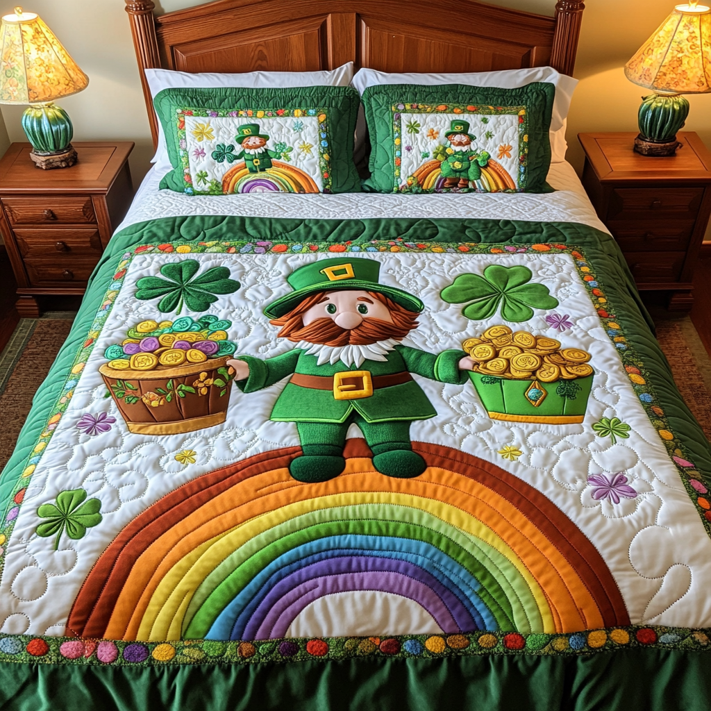 Irish Leprechaun DAI090125008 Quilt Bedding Set