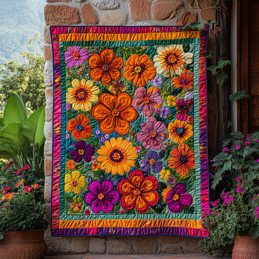 Flower DAI181124073 Quilt Blanket