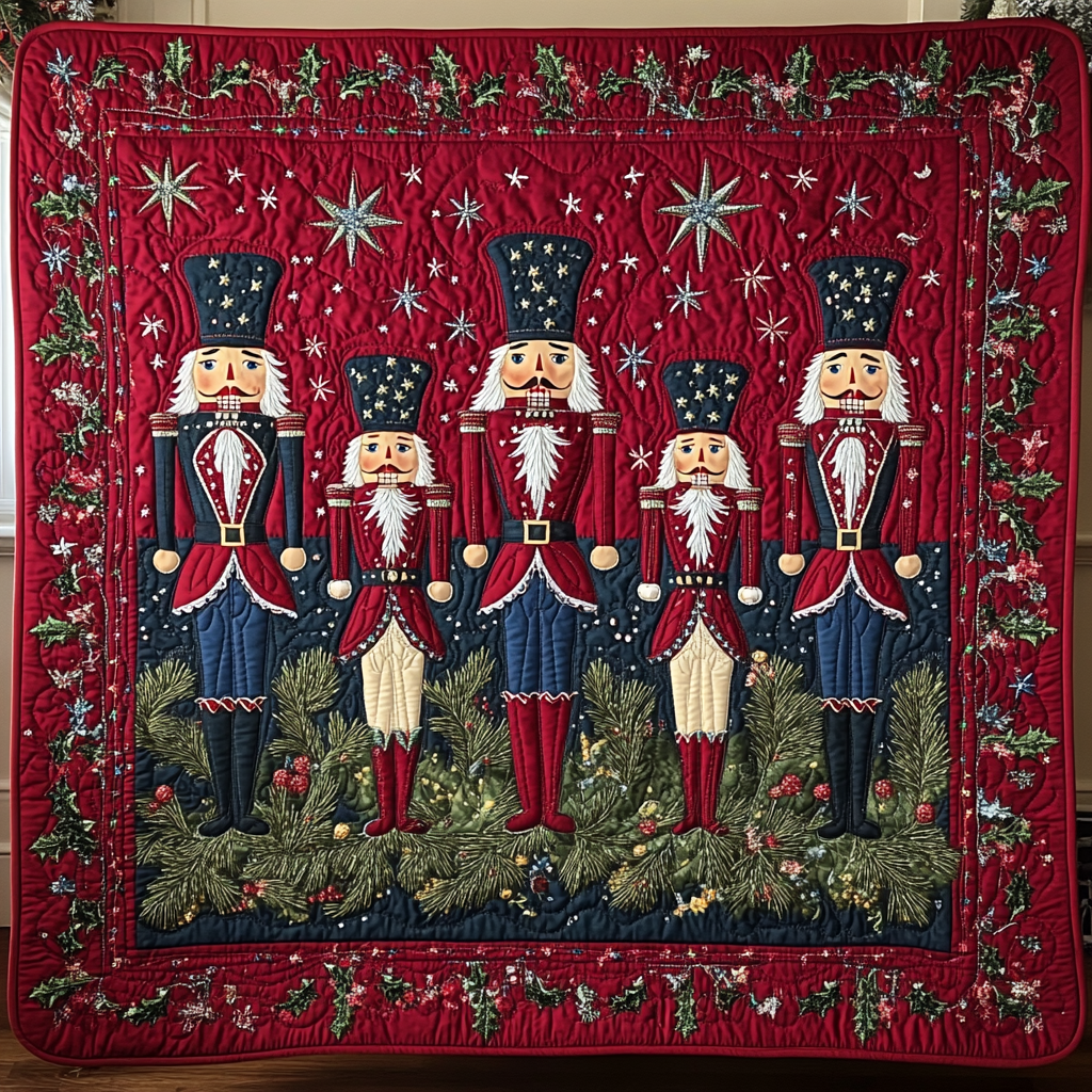 Christmas Nutcracker TAI091024114 Quilt Blanket