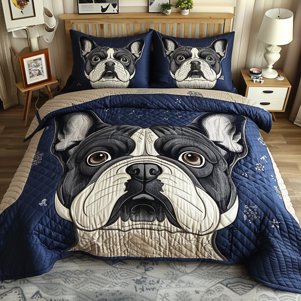 French Bulldog TAI040624080 Quilt Bedding Set