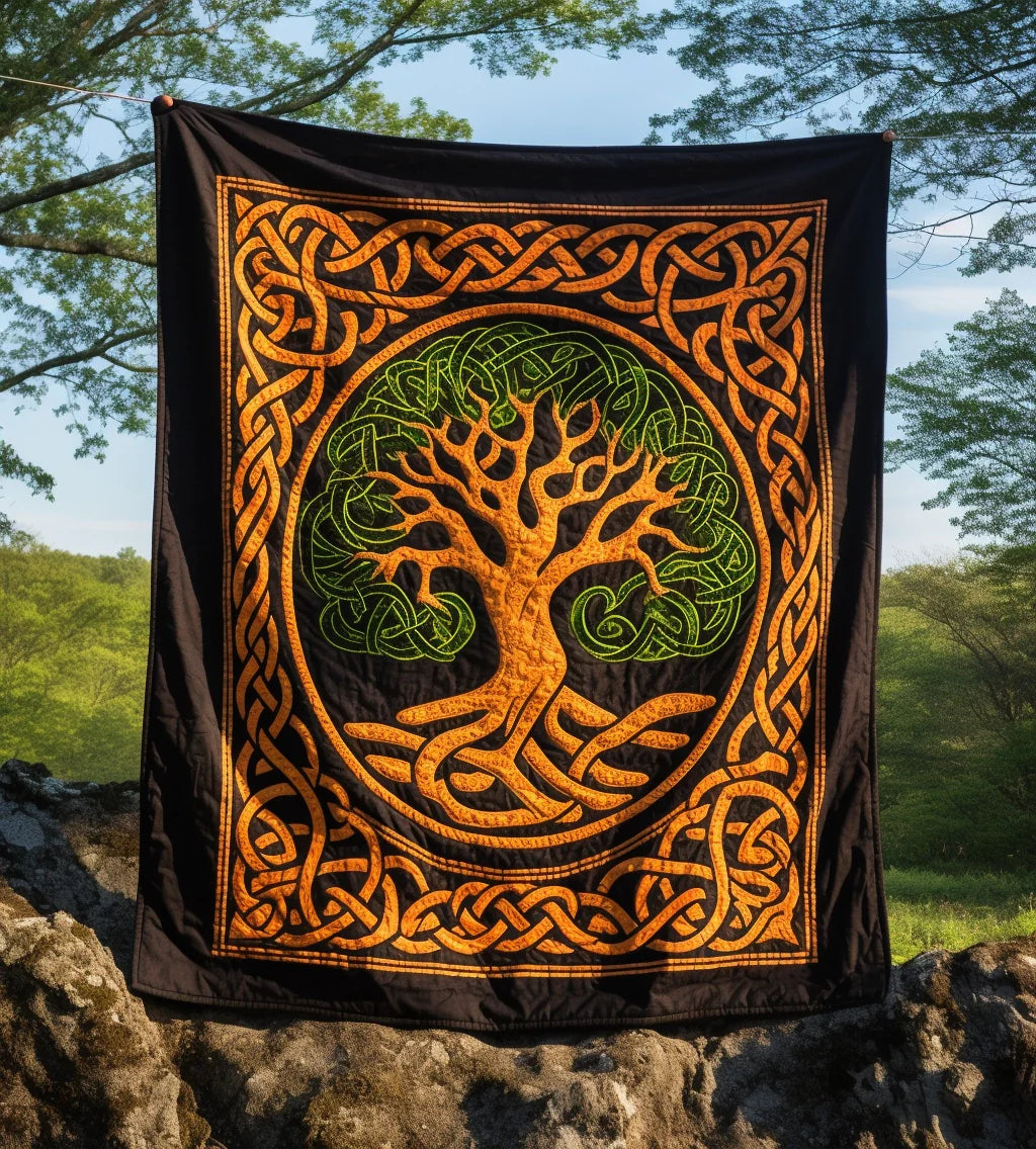 Celtic Tree Of Life BL10112329 Quilt Blanket