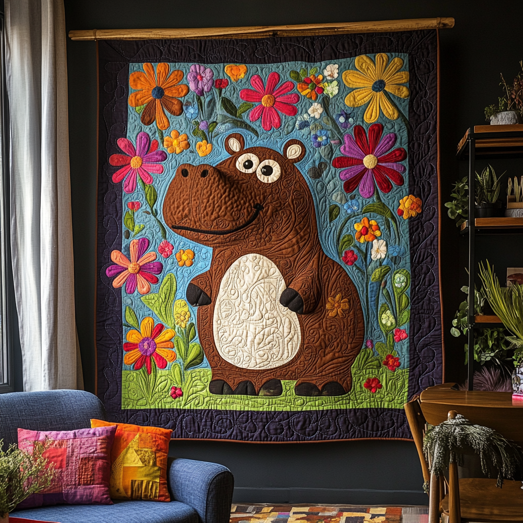 Hippo DAI200125227 Quilt Blanket