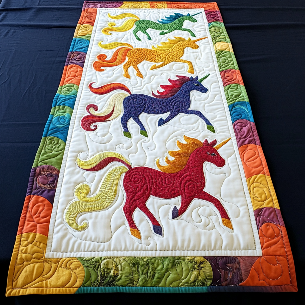 Unicorn DAI200125346 Quilted Table Runner