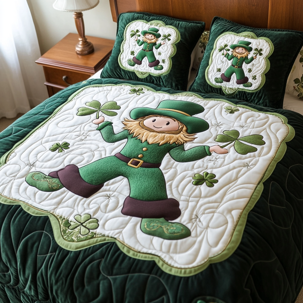 Irish Leprechaun DAI090125005 Quilt Bedding Set