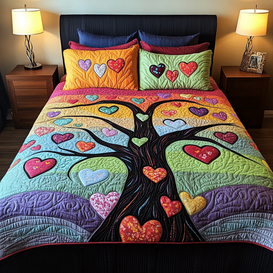 Tree Of Hearts DAI101224036 Quilt Bedding Set