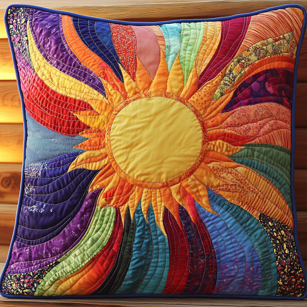 Hippie Sun TAI181024575 Quilted Pillow Case