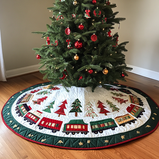 Christmas Truck DAI090924035 Quilted Tree Skirt