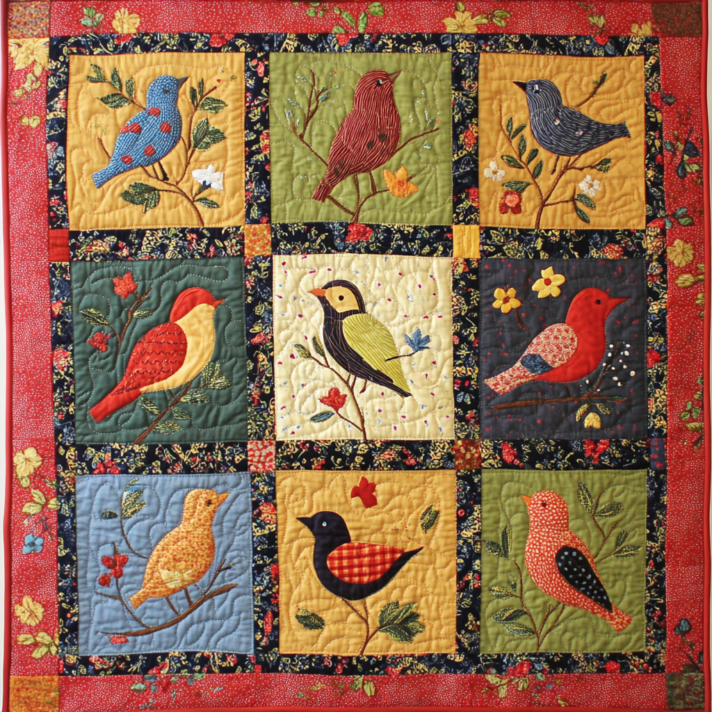 Bird DAI190824046 Quilt Blanket