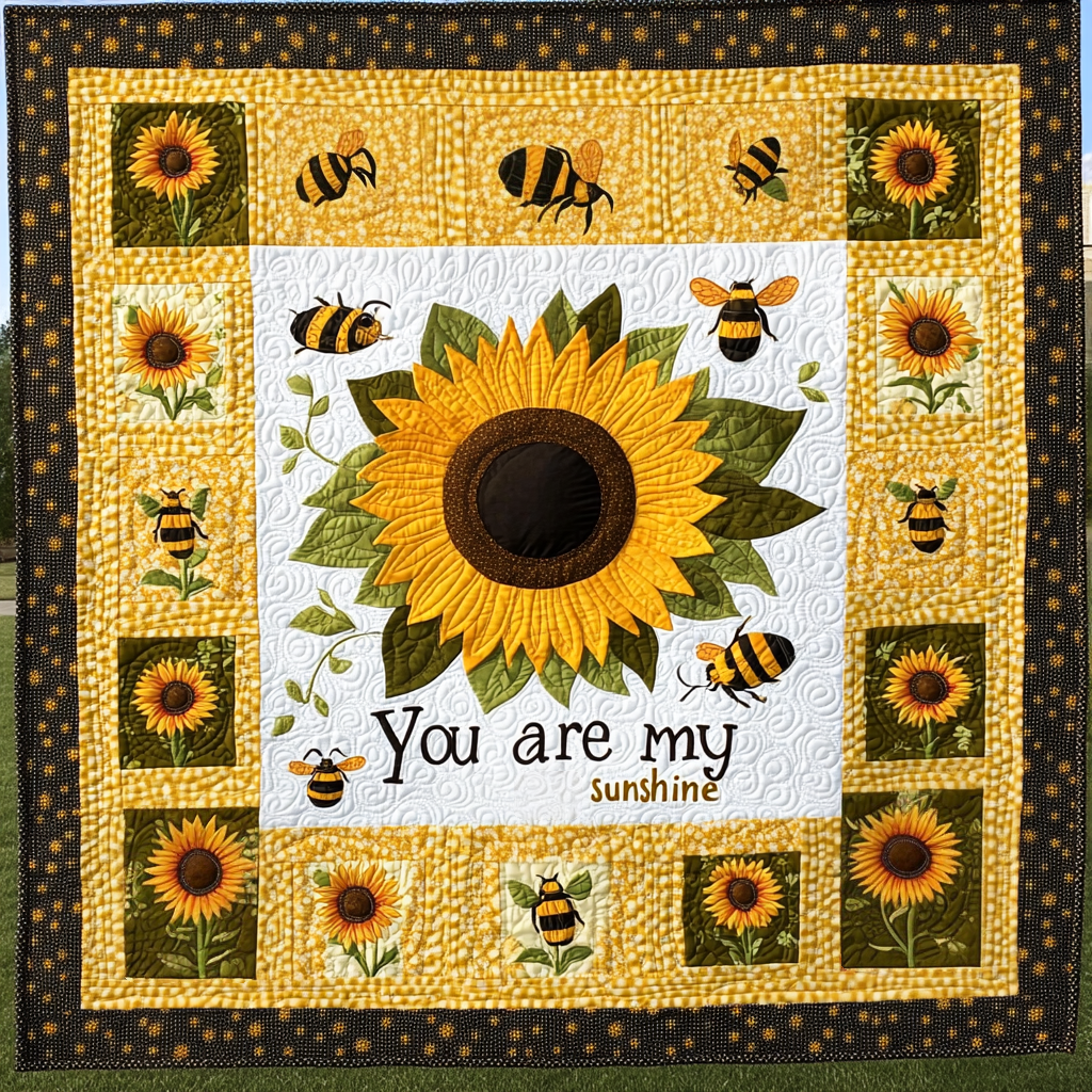 Sunflower DAI221024009 Quilt Blanket