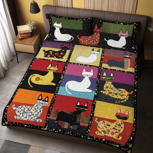 Cat TAI181024261 Quilt Bedding Set