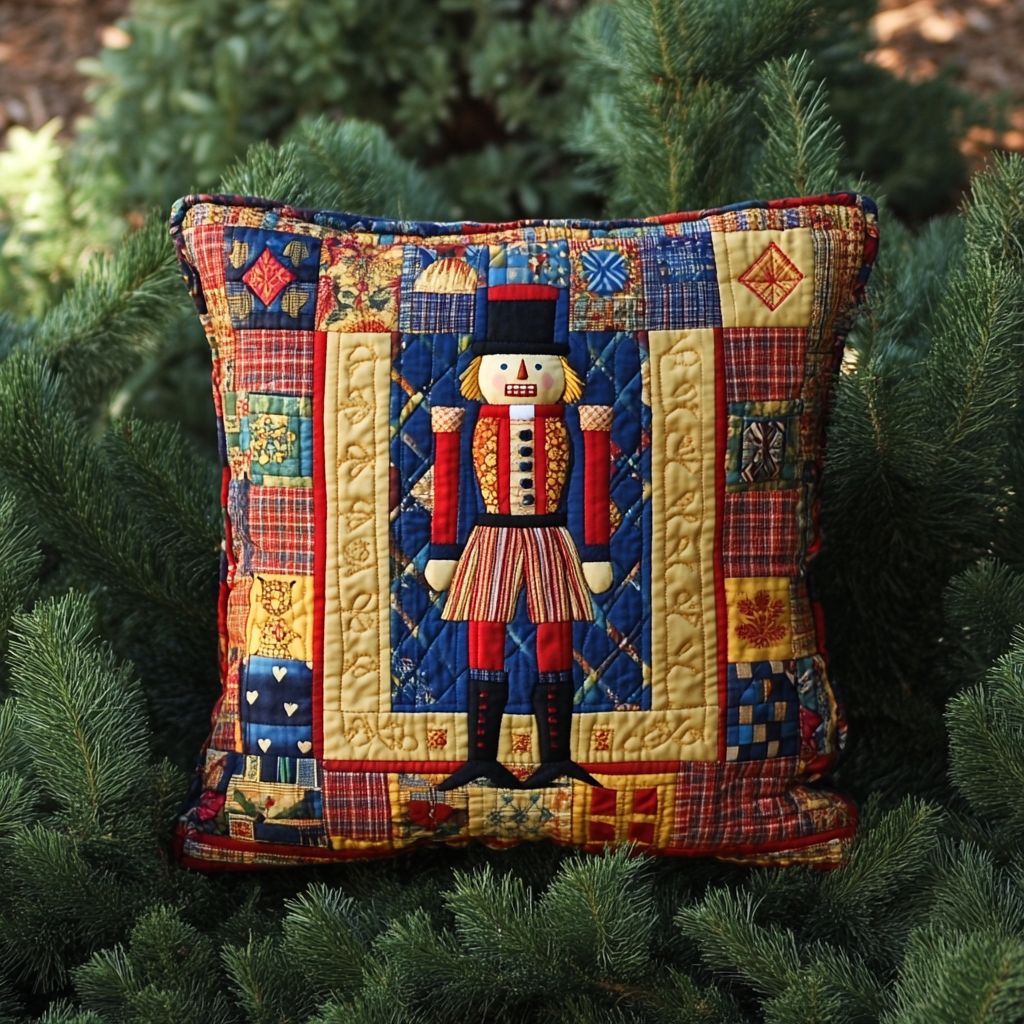 Christmas Nutcracker TAI141124394 Quilted Pillow Case