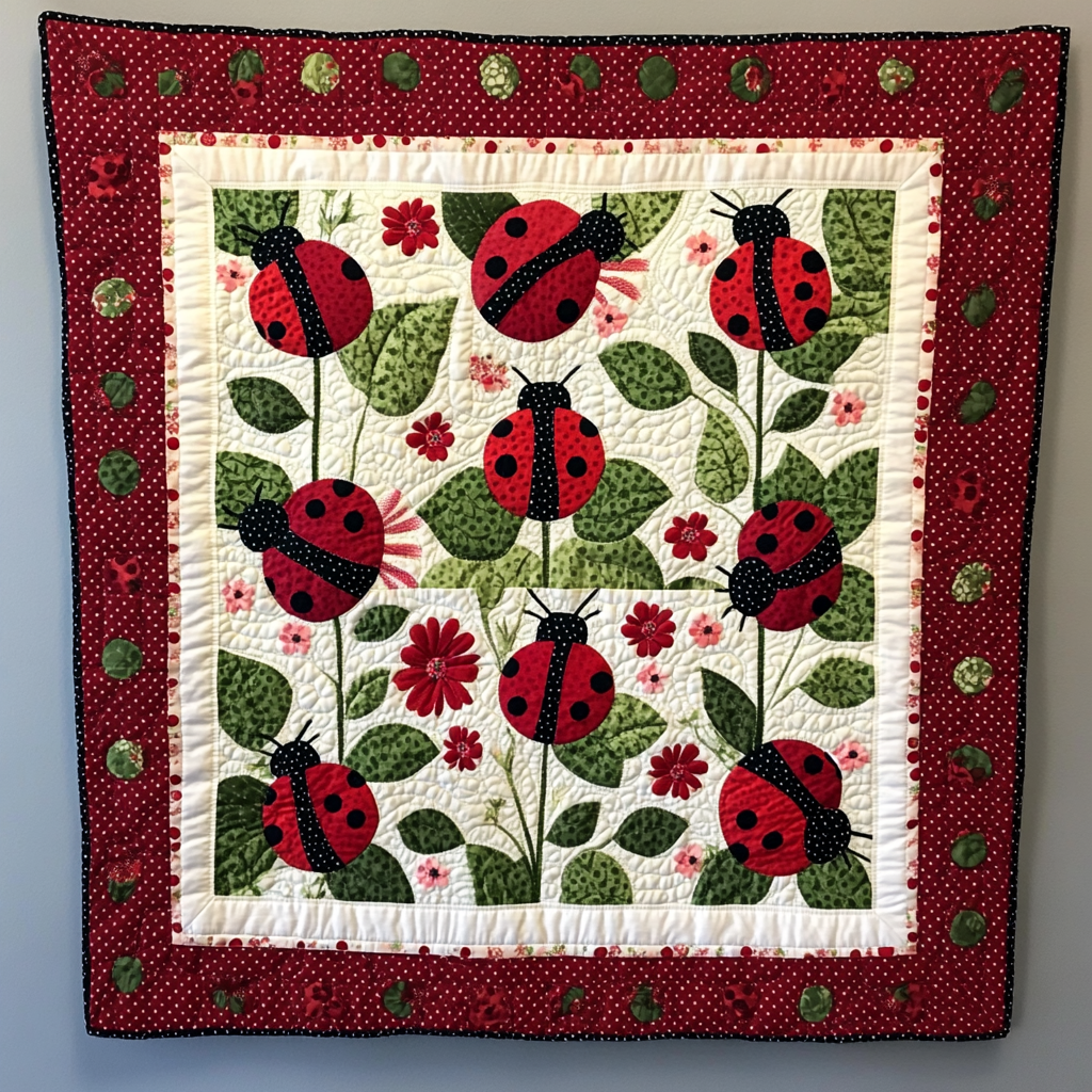 Ladybug DAI221024174 Quilt Blanket