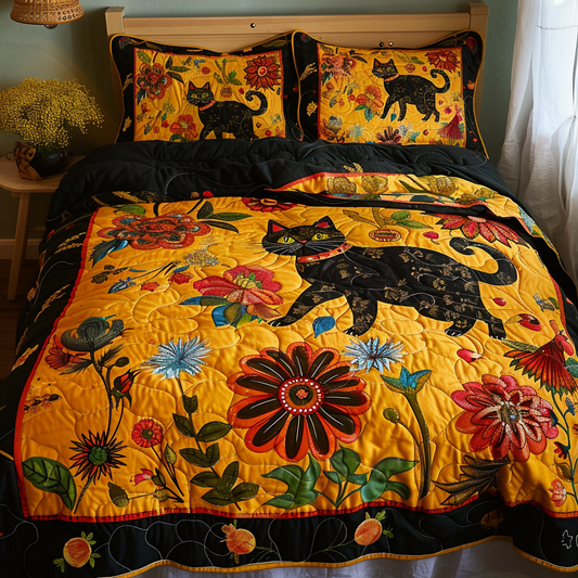 Cat TAI100724076 Quilt Bedding Set