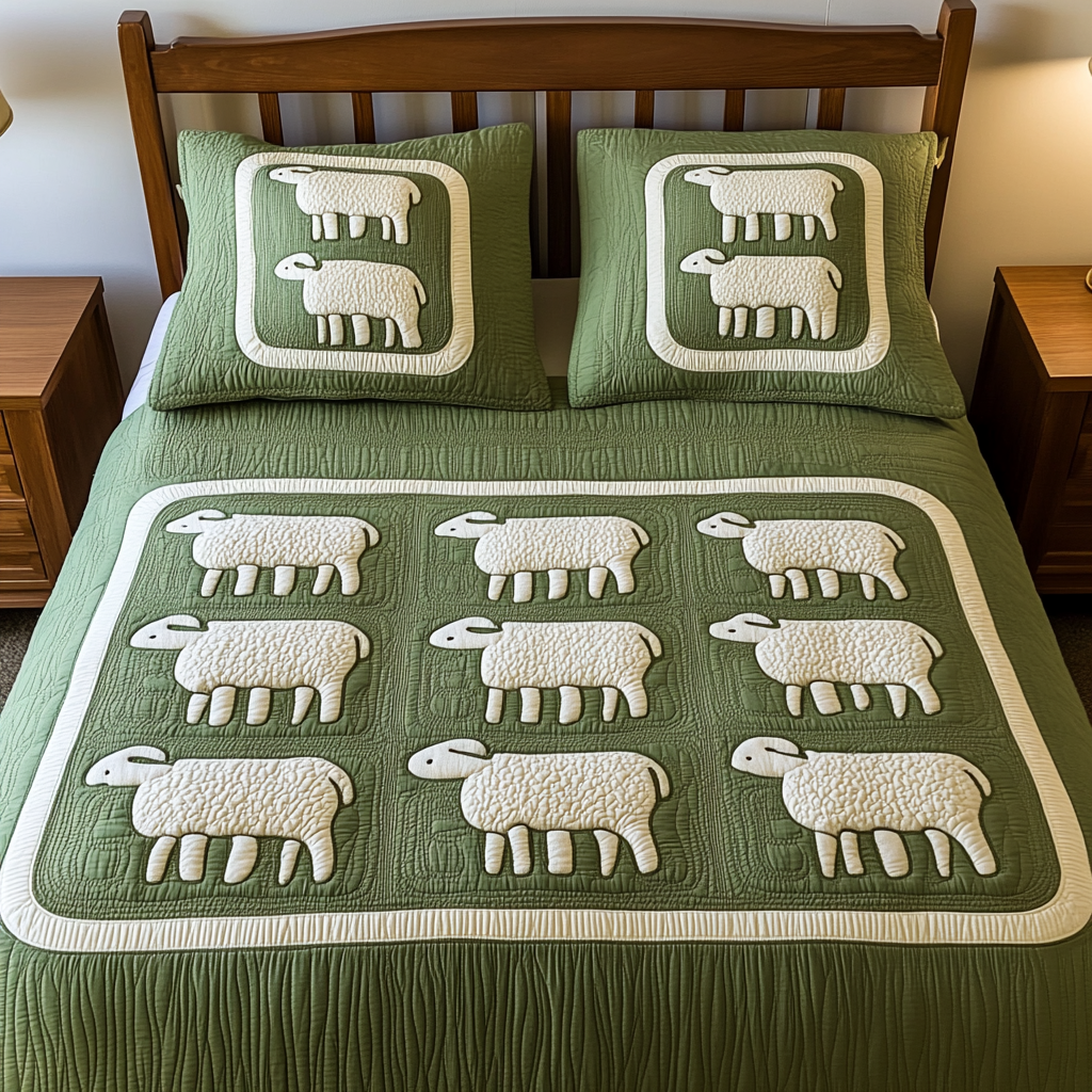 Sheep TAI111124066 Quilt Bedding Set