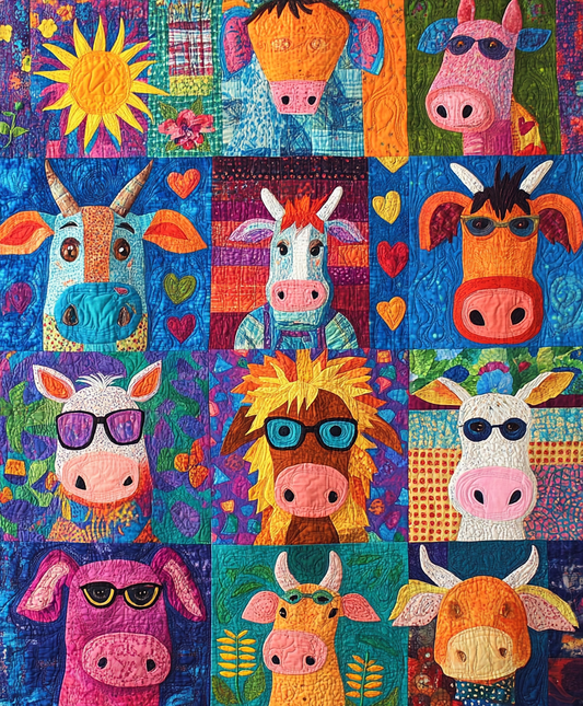 Farm Animal DAI040225082 Quilt Blanket