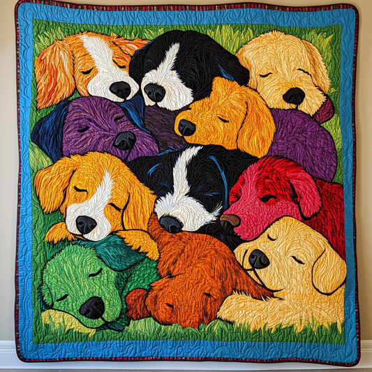 Sleeping Dog DAI301224097 Quilt Blanket