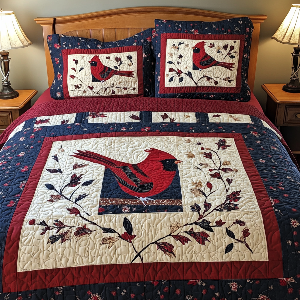 Cardinal DAI190824348 Quilt Bedding Set