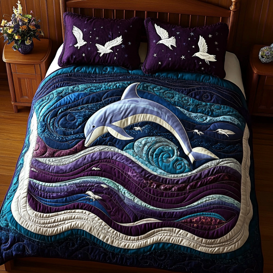 Dolphin DAI101224042 Quilt Bedding Set