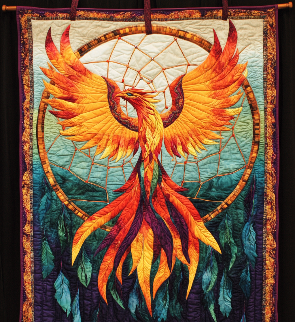 Phoenix Dreamcatcher DAI200125149 Quilt Blanket