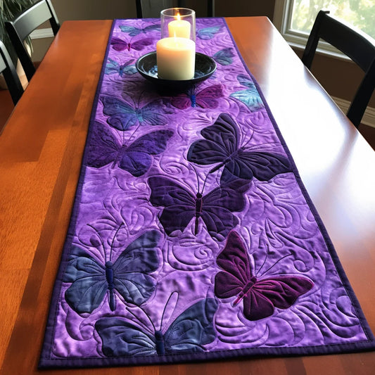 Butterfly TAI30112346 Quilted Table Runner