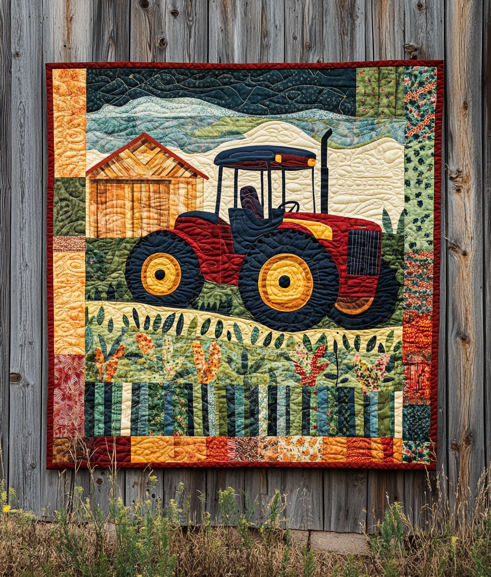 Farm Tractor DAI221024185 Quilt Blanket