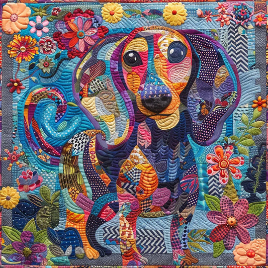 Dachshund TAI280224144 Quilt Blanket