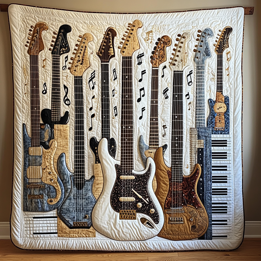 Guitar TAI091024147 Quilt Blanket