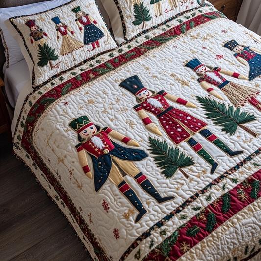 Christmas Nutcracker TAI141124072 Quilt Bedding Set