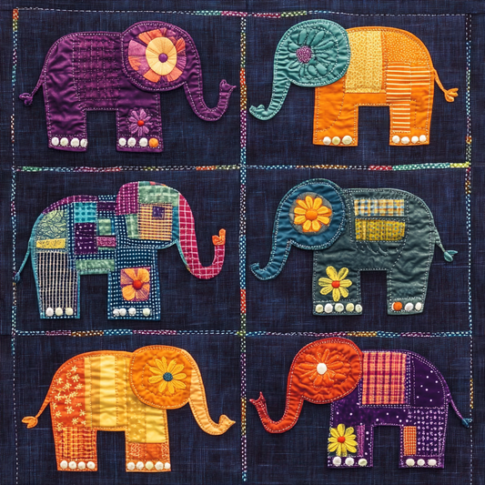 Elephant DAI130824092 Quilt Blanket