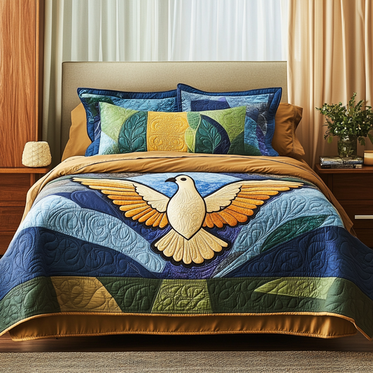 Dove DAI051224084 Quilt Bedding Set