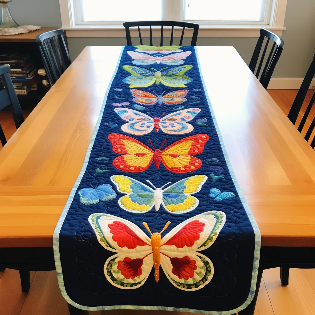 Butterfly TAI24112314 Quilted Table Runner