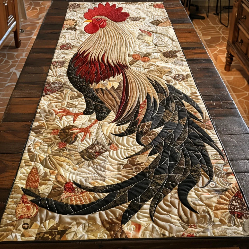 Chicken TAI280224079 Quilted Table Runner