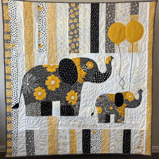 Elephant TAI151024442 Quilt Blanket