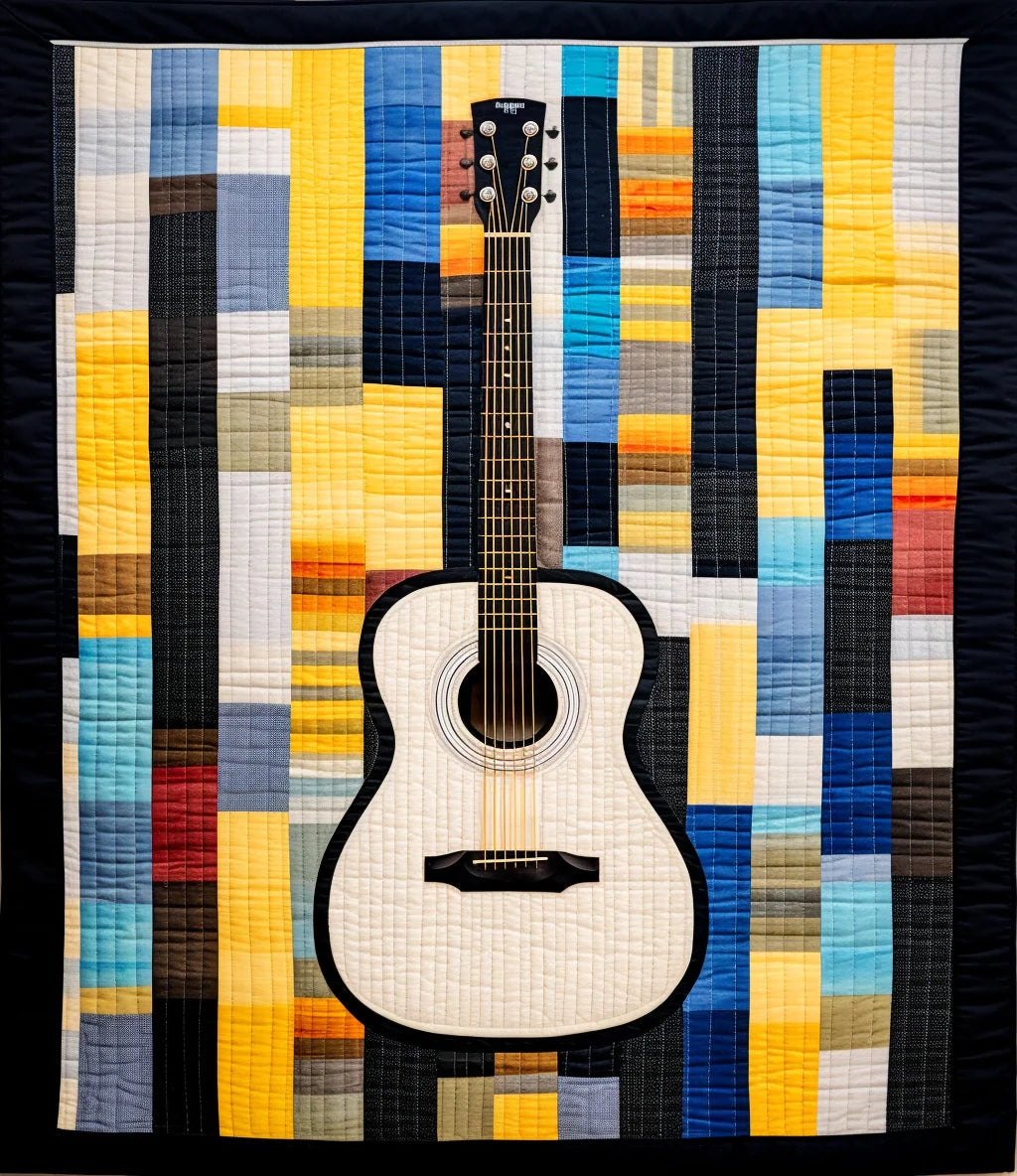 Guitar TAI07122305 Quilt Blanket