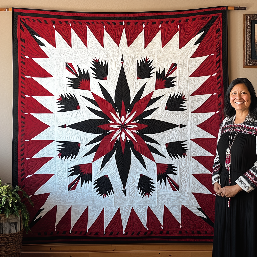 Native American TAI091024012 Quilt Blanket