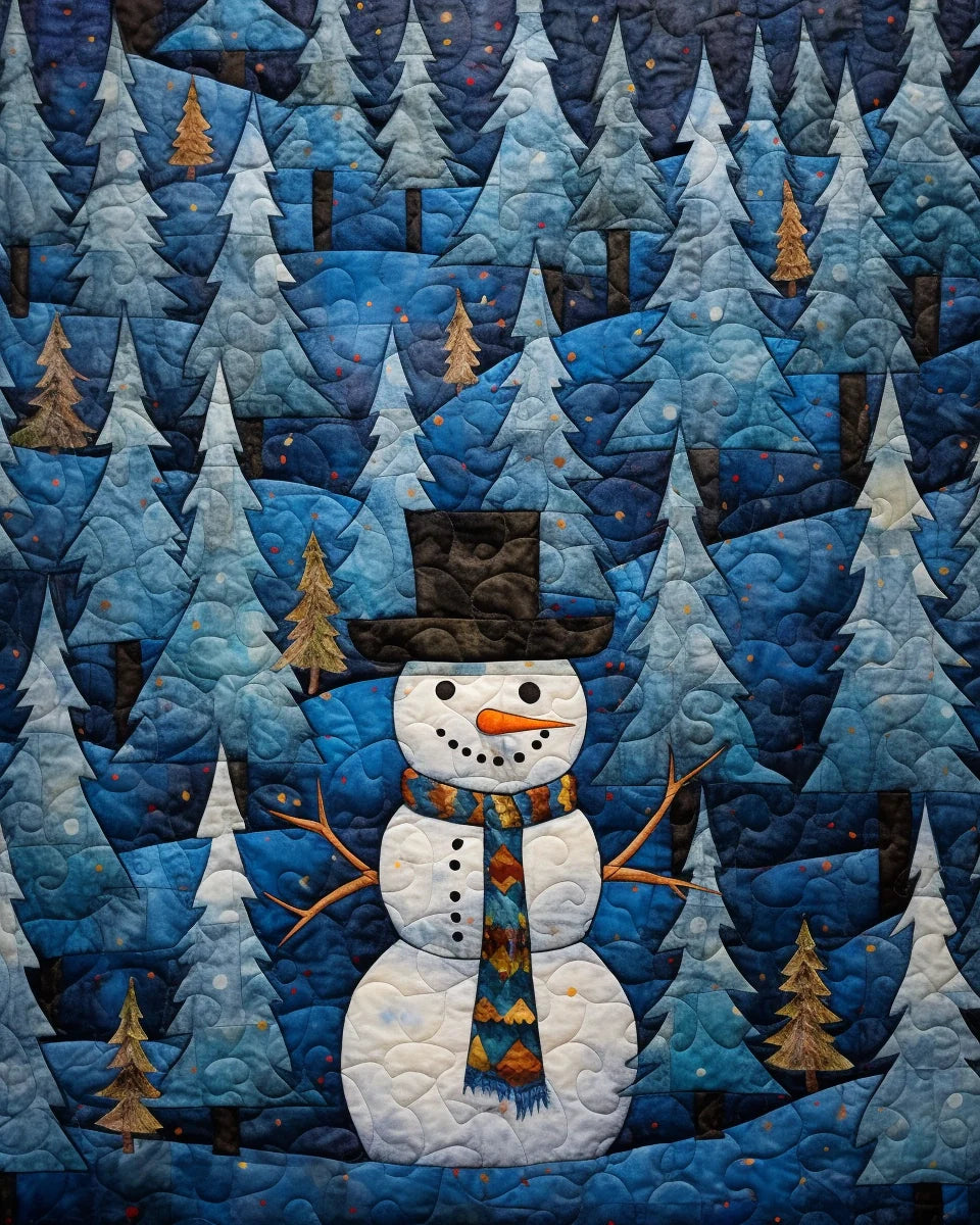 Snowman BL10112304 Quilt Blanket